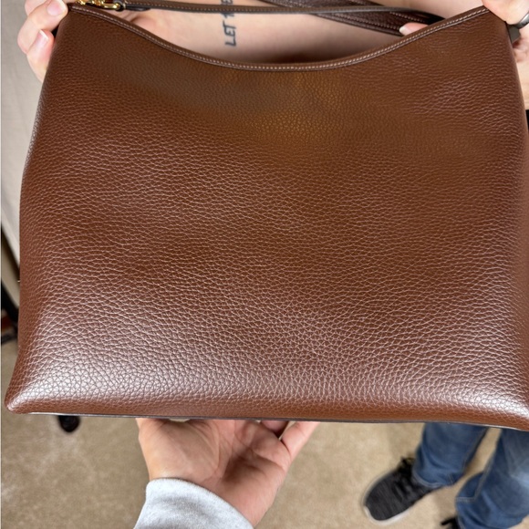 Coach Large Laurel pebbled leather shoulder bag in Maple. New with tags! - Picture 8 of 11